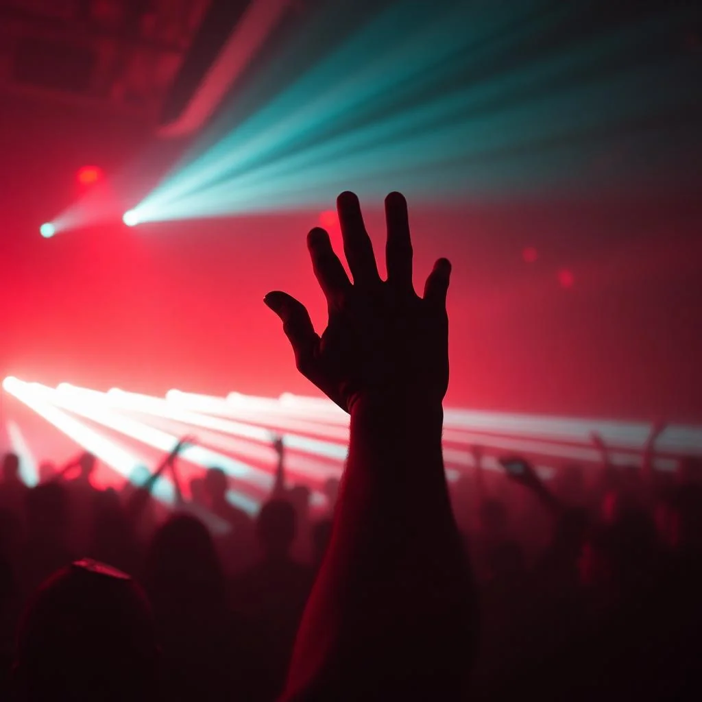 Hands in the light